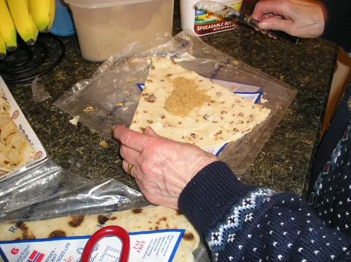 Step 1: Coat One Side With Butter (Softened) and Add Brown Sugar.