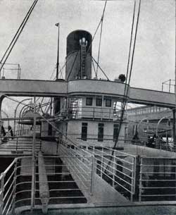 On the Promenade Deck of the White Star Liner Teutonic - 1889