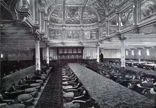 Another View of the Main Saloon of the Teutonic