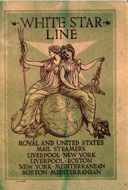 Passenger Manifest, White Star Line SS Cymric, 1906, Liverpool to Boston