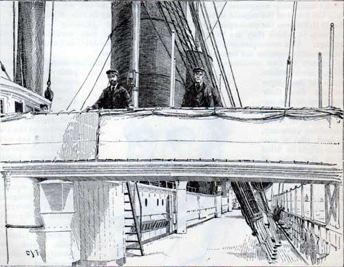 The Captain's Post on the Bridge of the SS Oregon