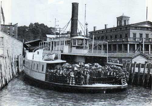 Hudson River Steam Ferry Boat