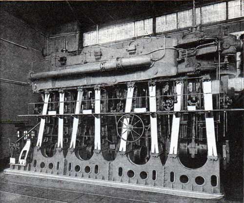 The engines of a modern Atlantic liner