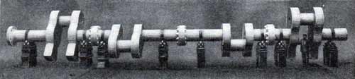 The crank shaft of the Deutschland