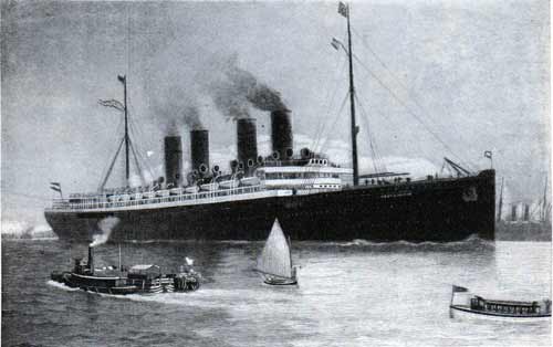 The Hamburg American liner Deutschland