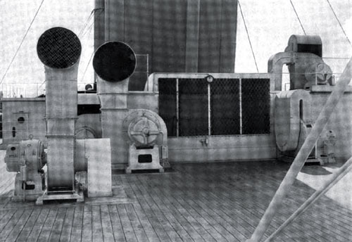 Photo02 - The Ventilating Fans And Their Intakes On The Boat Deck