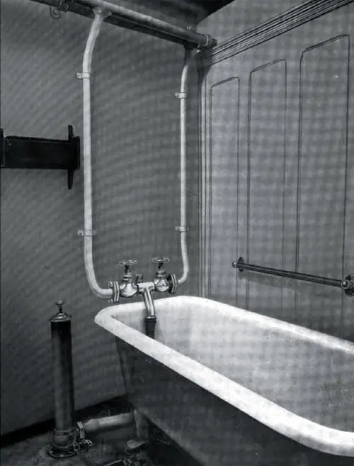 One of the First-Class Public Baths. These Baths Have Hot and Cold, Fresh and Salt-Water Supplies.