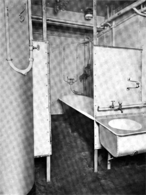 Photo01 - Type Of Bath Tubs And Wash Basins Provided For Immigrant Passengers