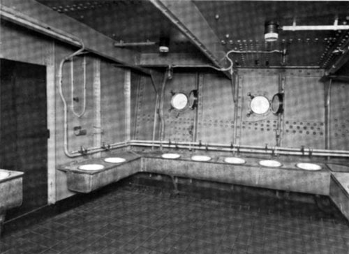 Photo10 - View Of Washroom For Steerage Passengers - North German Lloyd Steamship