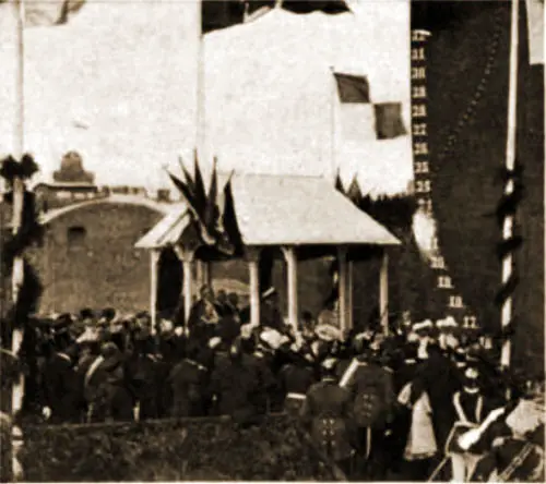 A View of the Launching of the SS Kaiser Wilhelm II.