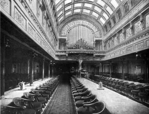 Grand Dining Room on the S.S. St. Louis and the S.S. St. Paul