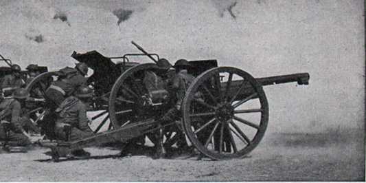 Artillery at Firing Practice