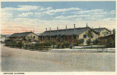 Postcard 07: Officers Quarters at Camp Dodge