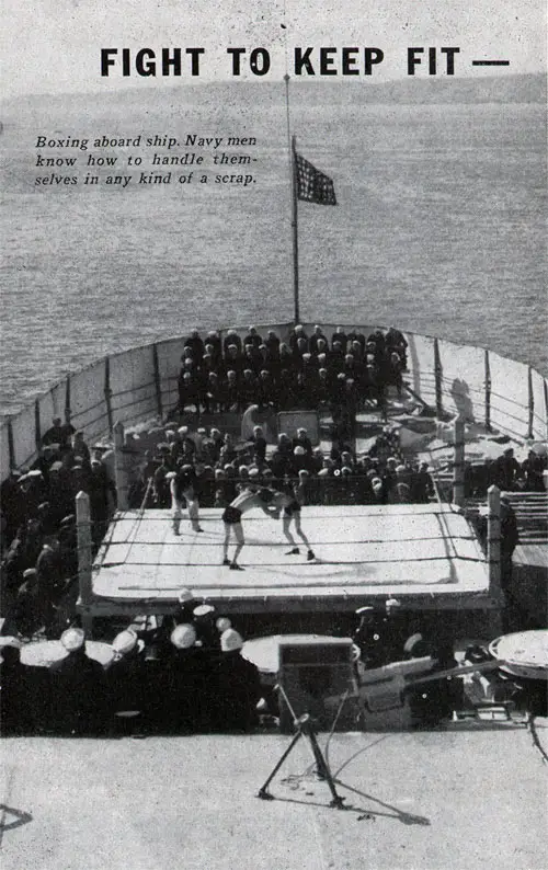 Boxing Match Abord Ship