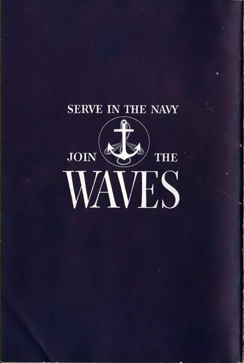 Navy Waves - From a 1944 Brochure