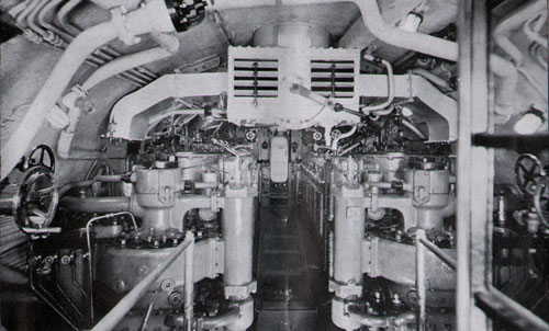 ENGINE ROOM---SUBMARINE S-49