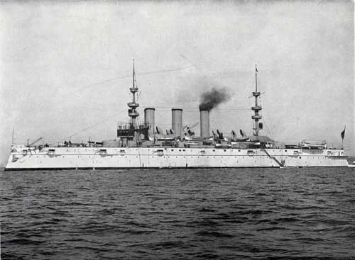 USS NEW YORK—Armored Cruiser.