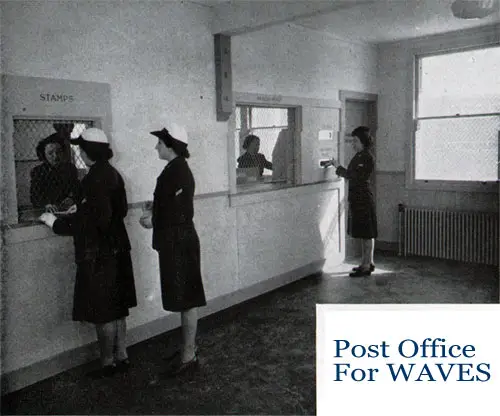 The Post Office for WAVES at Quarters D