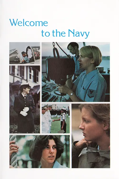 Front Cover - Welcome to the Navy - 1978 Brochure