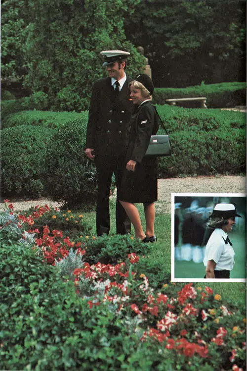 A Navy Couple enjoys a relaxing stroll trrough the garden