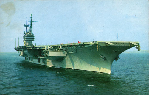 The USS Saratoga CVA-60 cira 1958