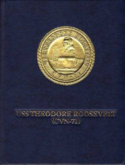 Front Cover, 2003 Cruise Book USS Theodore Roosevelt.