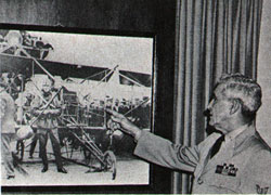 Chief Gillespie points to himself in historic photograph