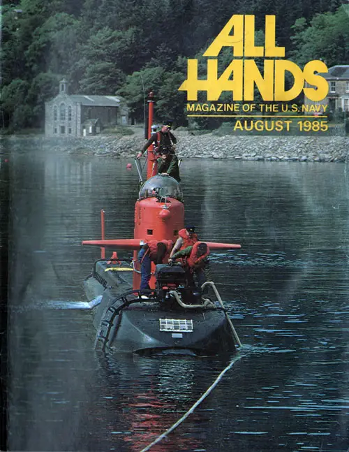 August 1985 All Hands Magazine Front Cover