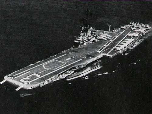 HER SECOND combat cruise off Vietnam completed, Bon Homme Richard steams towards home.