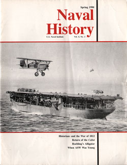 Spring 1990 Issue of Naval History Magazine