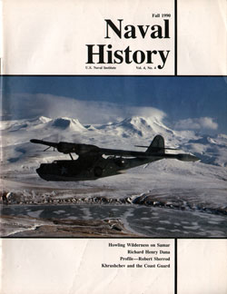 Fall 1990 Issue of Naval History Magazine