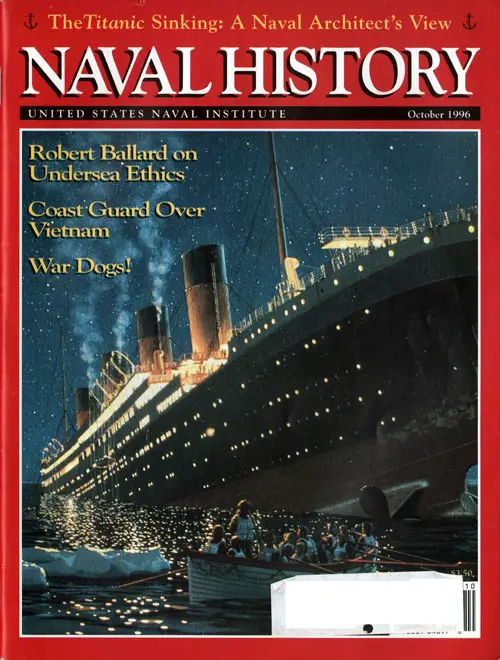 Front Cover, Naval History: A Publication of the United States Naval Institute, Volume 10, Number 5, September / October 1996.