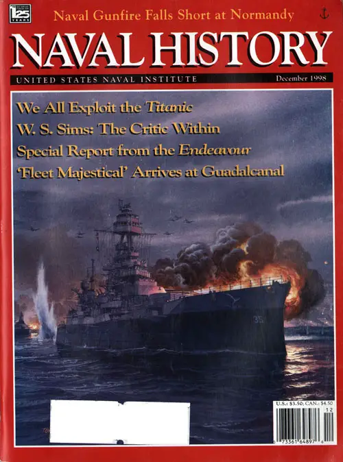 December 1998 Naval History Magazine 