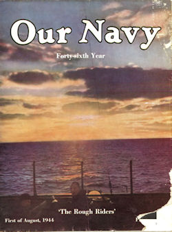1 August 1944 Issue of Our Navy Magazine