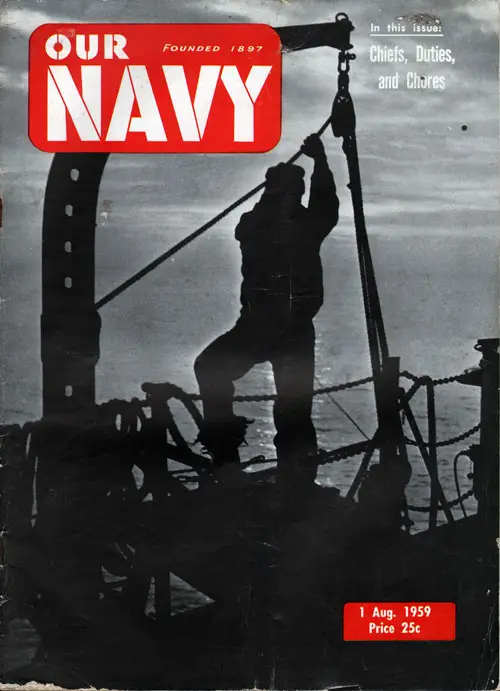 1 August 1959 Our Navy Magazine 