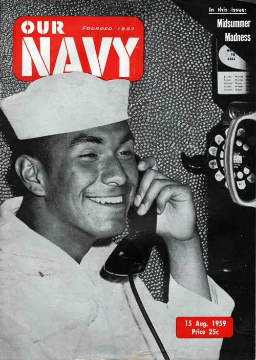 15 August 1959 Our Navy Magazine 