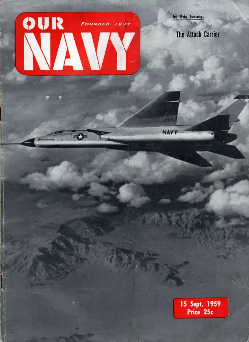 15 September 1959 Our Navy Magazine 