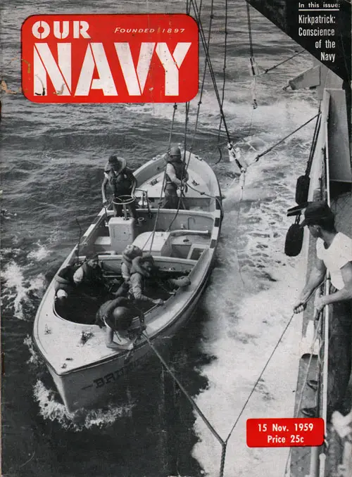 15 November 1959 Our Navy Magazine 