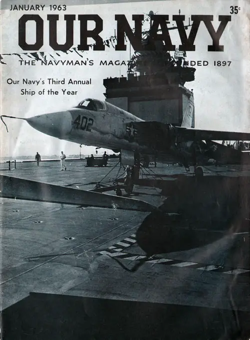 January 1963 Our Navy Magazine : Third Annual Ship of the Year 