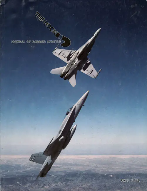 On the Front Cover: A flight of VMFA-134 F/A-18A Hornets during recent Active Duty for Training on the TACTS range near MCAS Yuma.