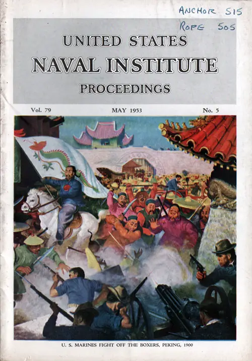 May 1953 Proceedings Magazine: United States Naval Institute 