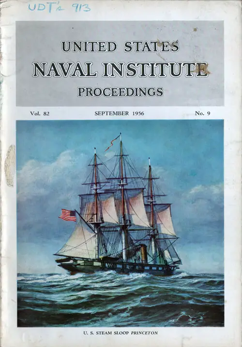 September 1956 Proceedings Magazine: United States Naval Institute 