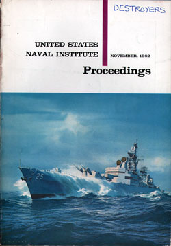 November 1962 Proceedings Magazine: United States Naval Institute