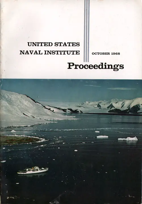 Front Cover, U. S. Naval Institute Proceedings, Volume 94/10/788, October 1978.