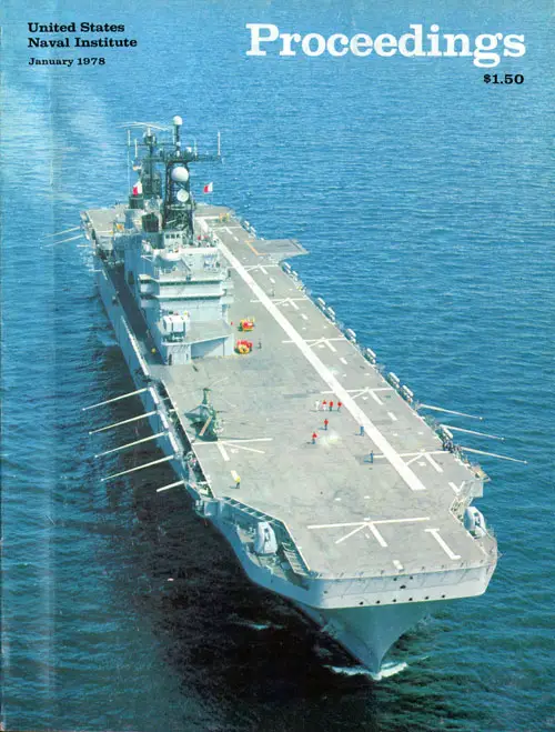 Front Cover, U. S. Naval Institute Proceedings, Volume 104/1/899, January 1978.