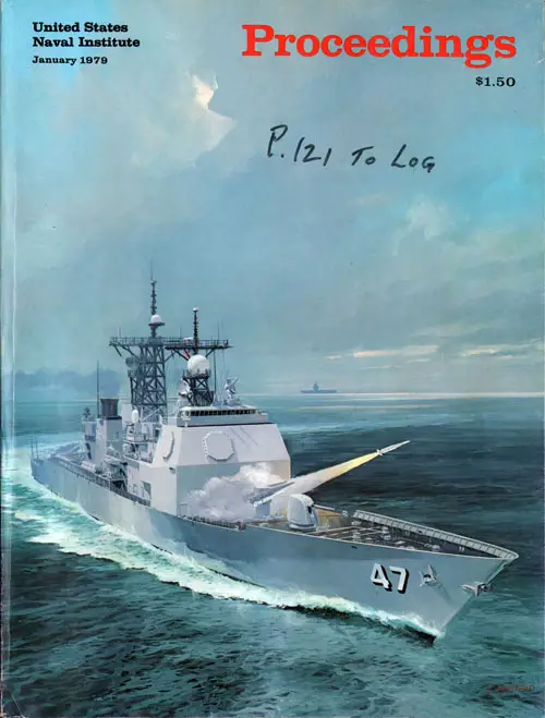 Front Cover, U. S. Naval Institute Proceedings, Volume 105/1/911, January 1979.