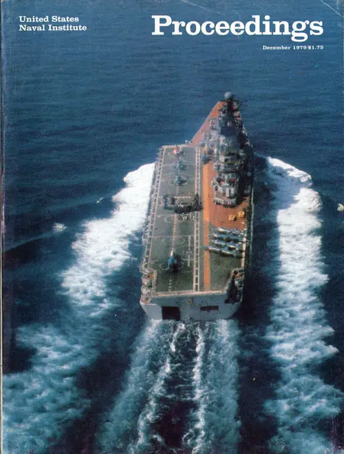 Front Cover, U. S. Naval Institute Proceedings, Volume 105/12/922, December 1979.