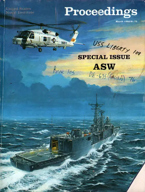 Front Cover, U. S. Naval Institute Proceedings, ASW Special Issue, Volume 106/3/925, March 1980.