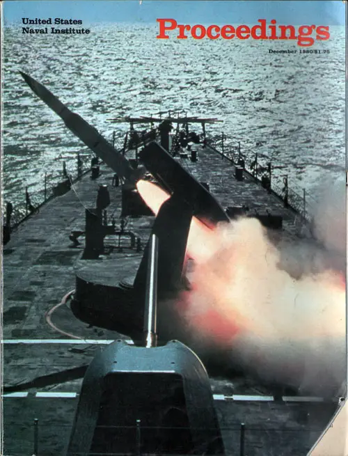 Front Cover, US Naval Institute Proceedings, Volume 10e/121934, December 1980.