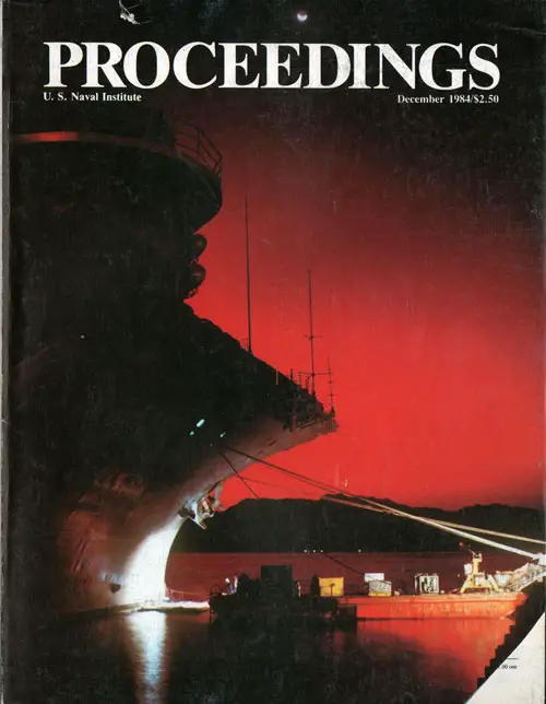 Front Cover, U. S. Naval Institute Proceedings, Volume 110/12/982, December 1984.